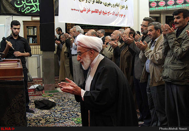 مراسم چهلمین روز درگذشت آیت‌الله خزعلی