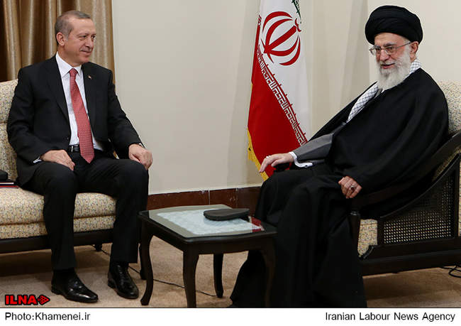 دیدار رییس جمهوری ترکیه با رهبر انقلاب