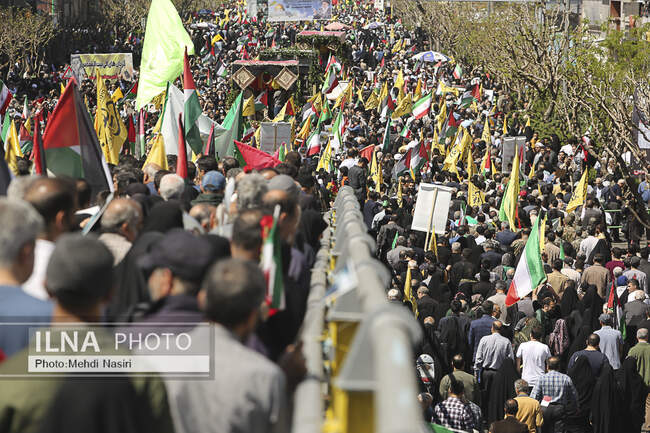  مراسم راهپیمایی روز قدس در تهران