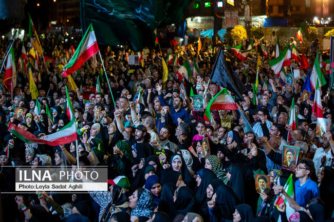 اجتماع مردمی جبهه مقاومت در تهران
