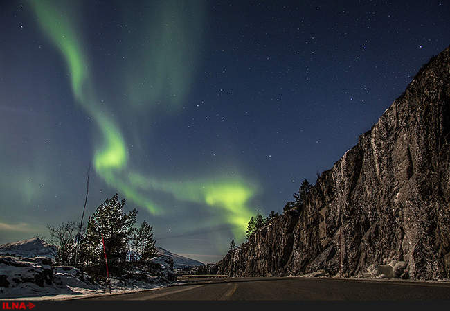 طبیعت استکهلم در نیمه شب