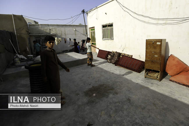 روستای پزم تیاب سیستان و بلوچستان بعد از سیل