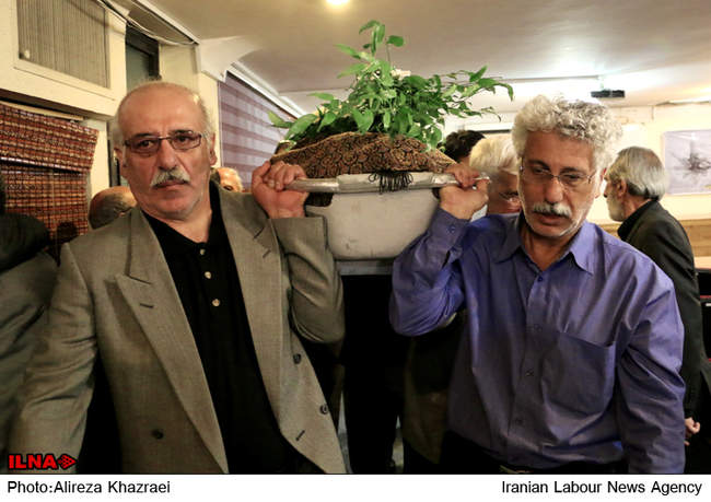 مراسم تشییع پیکر داوود رمضان شیرازی ناشر پیشکسوت