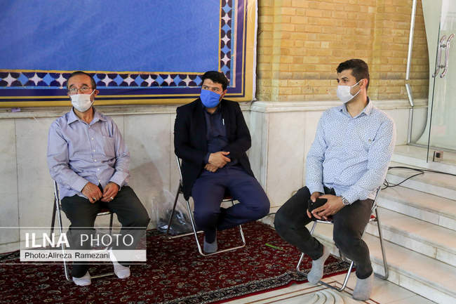 مراسم بزرگداشت شهدای هفتم تیر با حضور اعضای خانه کارگر