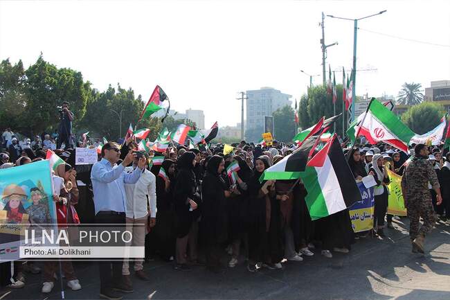 راهپیمایی ۱۳ آبان در بندرعباس - ایلنا - 16