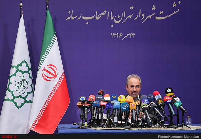 اولین نشست خبری محمدعلی نجفی شهردار جدید تهران