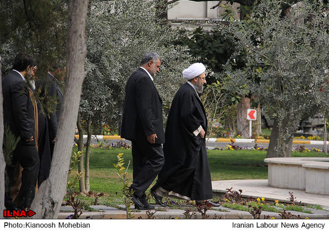 درختکاری رئیس قوه قضائیه