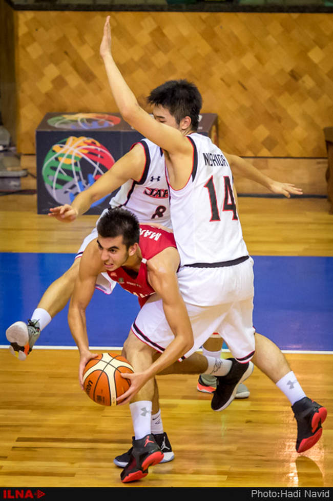 بیست و چهارمین دوره مسابقات بسکتبال قهرمانی جوانان آسیا: ژاپن - لبنان