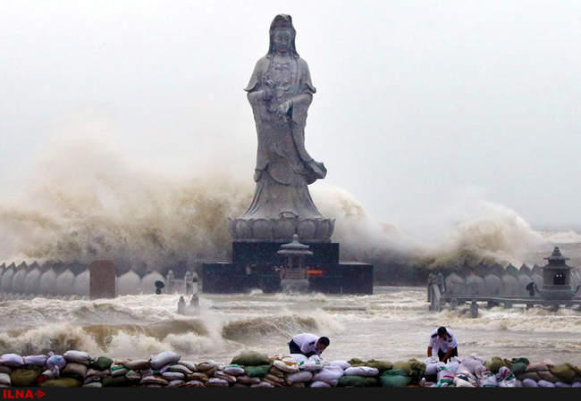 طوفان شدید در تایوان