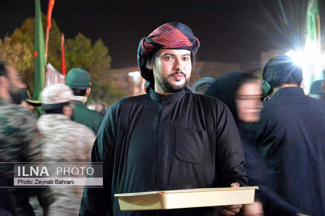 مراسم سینی گردانی شهرک عرب ها