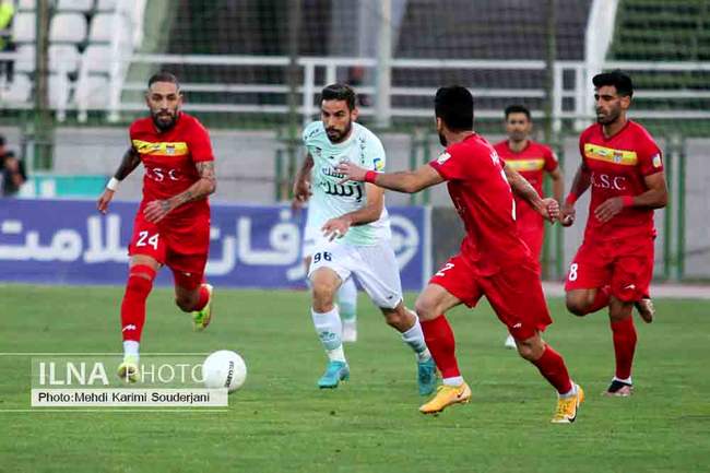 پیروزی تیم فوتبال ذوب آهن اصفهان مقابل فولاد خوزستان