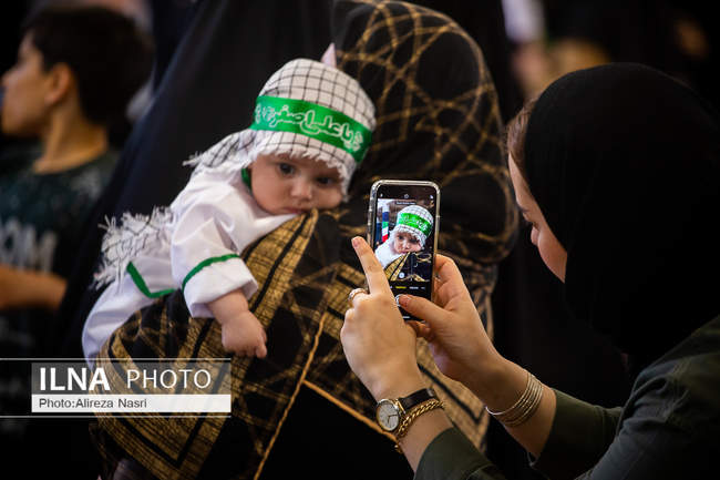مراسم شیرخوارگان حسینی در قزوین