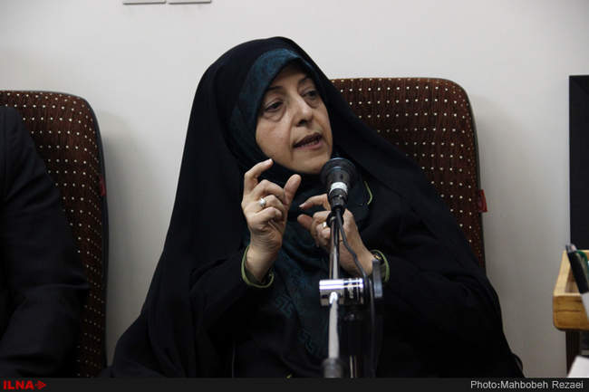 دیدار معصومه ابتکار با آیت الله امینی