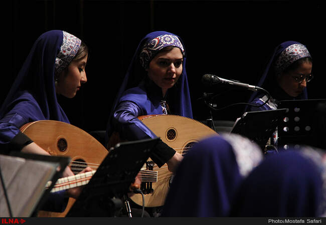  اجرای ارکستر پارس در اولین شب سی و دومین جشنواره موسیقی فجر در تالار وحدت‎