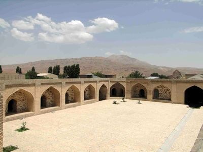 آغاز مرحله جدید مرمت کاروانسرای شاه عباسی در قزوین 