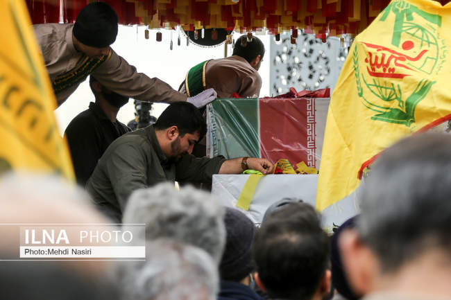 مراسم تشییع پیکر شهید سیدرضی موسوی 