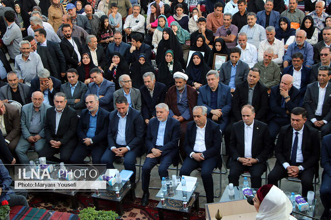 افتتاح خانه پدری استاد شهریار در روستای خشکناب 