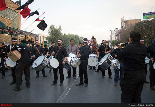 ورود نمادین کاروان اسرای کربلا به شام