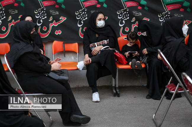 مراسم شب هفتم عزاداری حضرت ابا عبدالله الحسین (ع) در خانه کارگر 