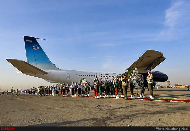 مراسم استقبال از جانباختگان فاجعه منا 