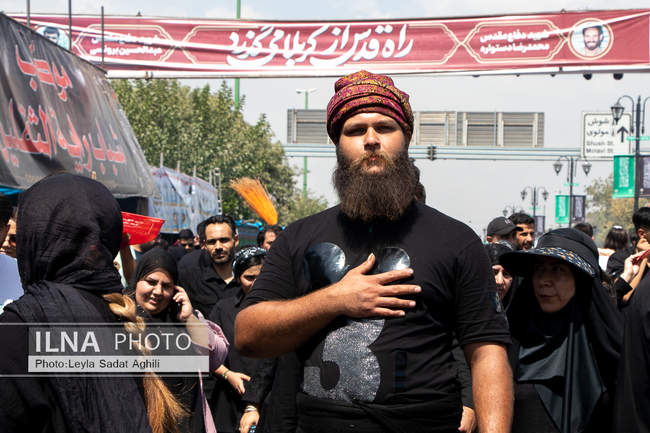 مراسم راهپیمایی جاماندگان اربعین حسینی در تهران