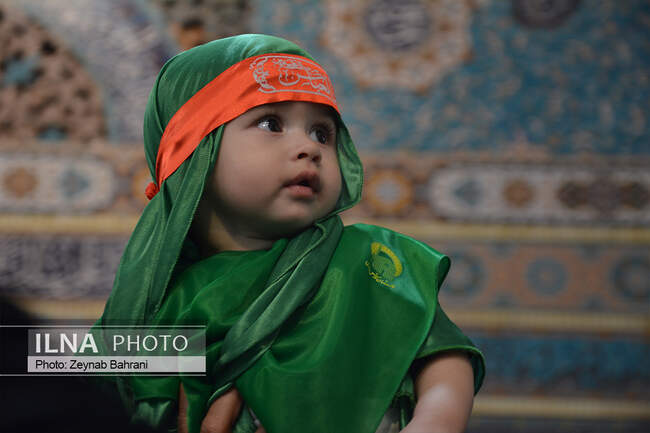 مراسم شیرخوارگان حسینی در حرم امام رضا (ع)