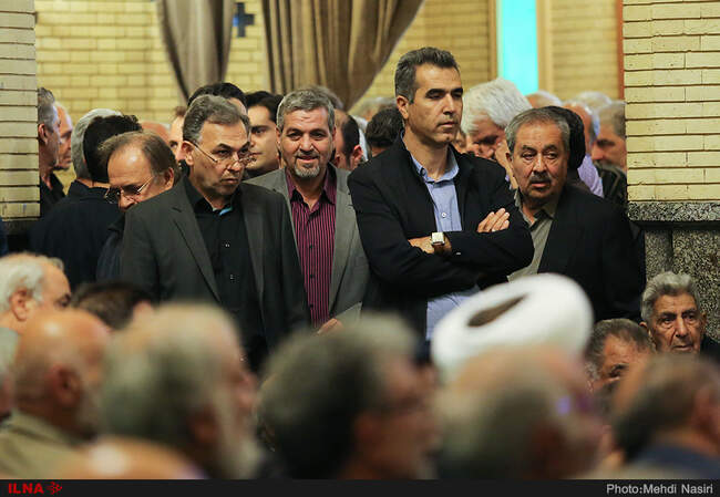 مراسم ترحیم برادر محمدحسین مقیمی استاندار تهران 