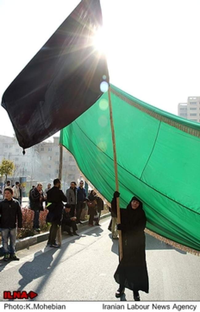 کاروان عزادران اربعین حسینی / میدان بهرود تهران