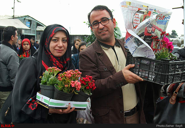 بازار گل و گیاه تهران در آستانه نوروز