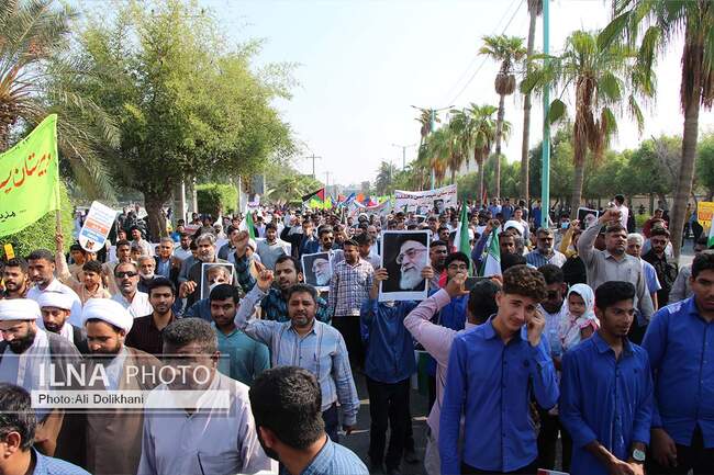 راهپیمایی ۱۳ آبان در بندرعباس - ایلنا - 03