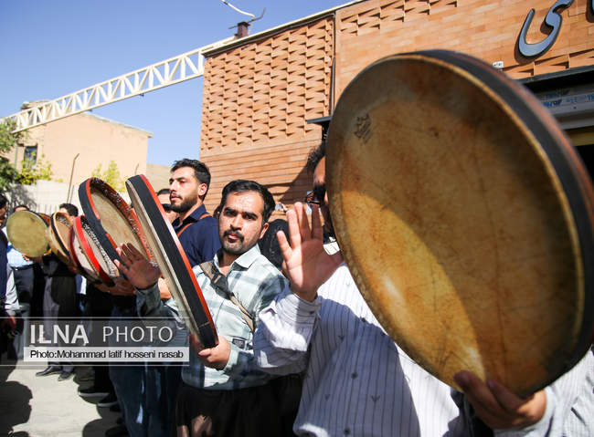 مراسم تشییع پیکر مداحو