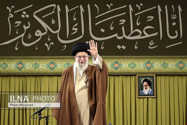 دیدار مداحان اهلبیت علیهمالسلام با مقام معظم رهبری