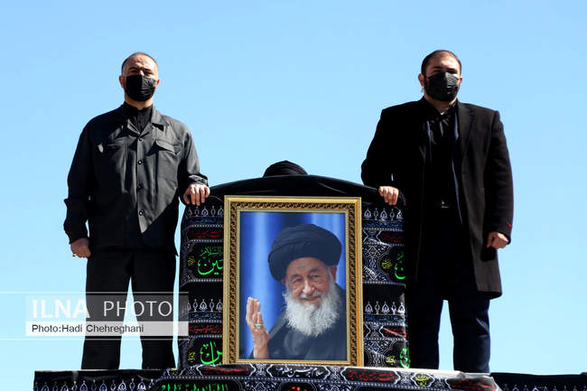 تشییع و تدفین آیت‌الله علوی گرگانی در قم