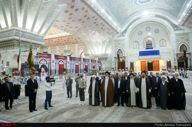 تجدید میثاق رییس و مسئولان قوه قضاییه با امام راحل