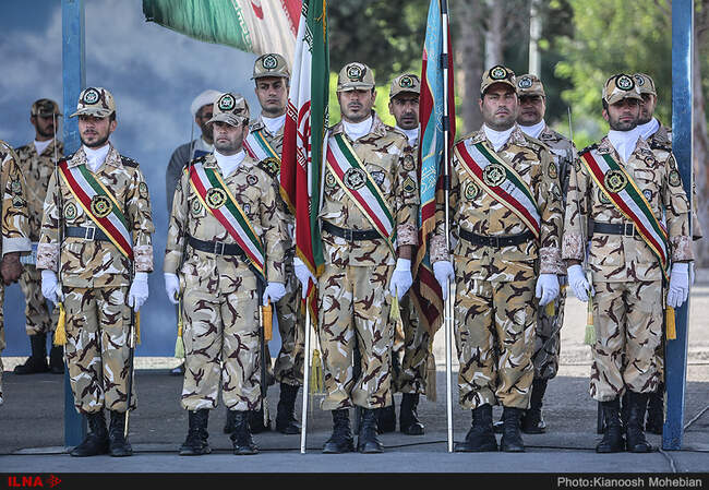 مراسم تحلیف سربازان آموزشی پادگان 02 نیروی زمینی ارتش