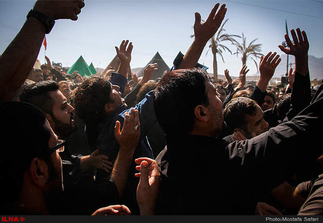 مراسم خیمه سوزان در طاقانک چهارمحال و بختیاری