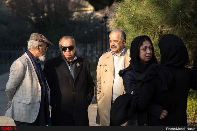 مراسم تشییع پیکر علی رامز