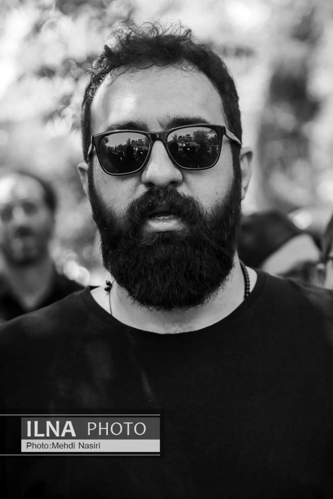 مراسم تشییع پیکر حسین زمان