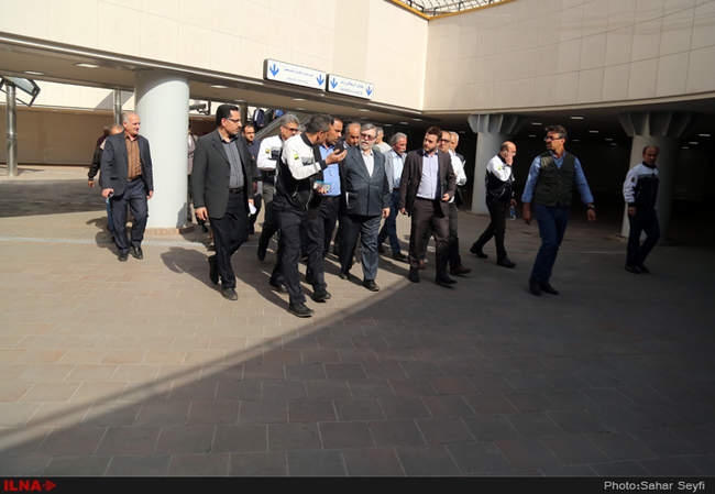 بازدید سرخو از شرکت بهره برداری مترو تهران