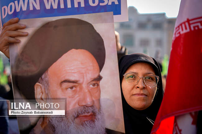 راهپیمایی محکومیت اقدامات تروریستی آمریکا و رژیم صهیونیستی علیه ملت