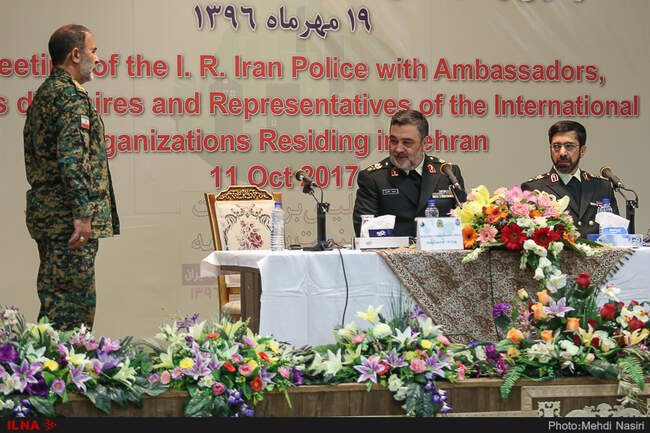 گزارش تصویری هشتمین نشست فرماندهان نیروی انتظامی با سفرا، کارداران و نمایندگان سازمان‌های بین المللی مستقر در تهران