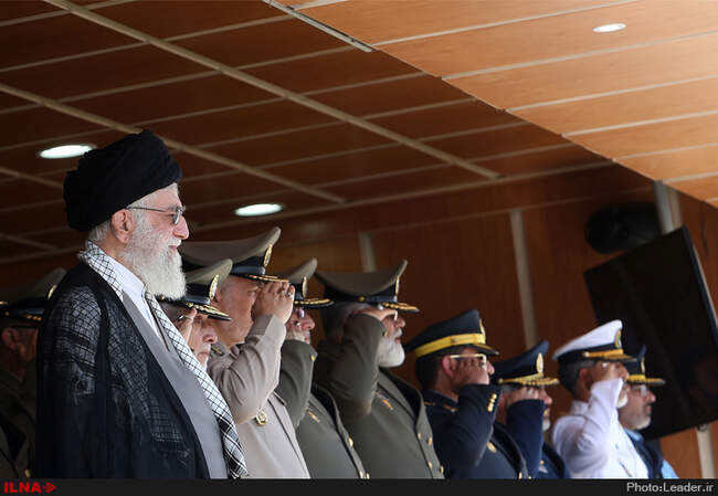 حضور فرمانده کل قوا در مراسم دانش‌آموختگی دانشجویان دانشگاه‌های افسری ارتش