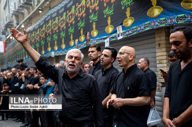 عزاداری تاسوعای حسینی در بازار تهران