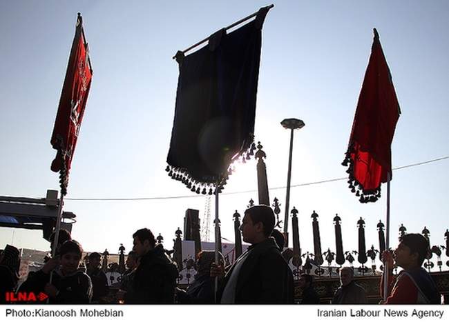 کاروان عزادران اربعین حسینی / میدان بهرود تهران