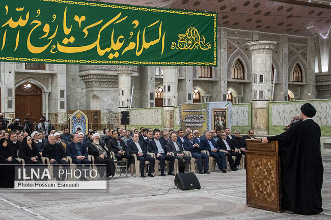 تجدید میثاق وزیر و کارکنان وزارت امور خارجه با آرمان‌های امام راحل