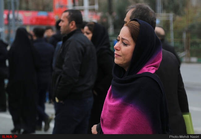 تشییع پیکر سه تن از شهدای کشتی سانچی  در مصلای تهران