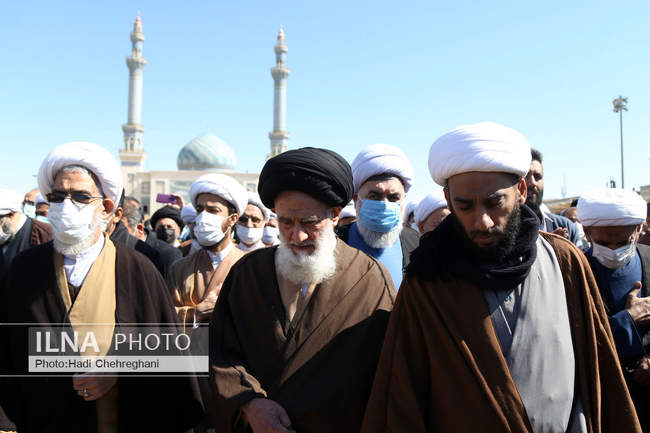 تشییع و تدفین آیت‌الله علوی گرگانی در قم