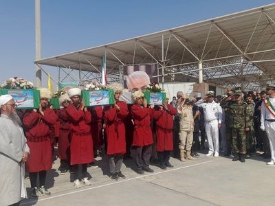 پیکر ۴۶ شهید تازه تفحص شده وارد کشور شد