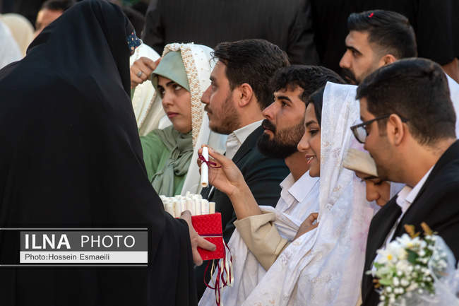  برگزاری جشن ازدواج ۱۰۰۰زوج جان فدا در تهران 