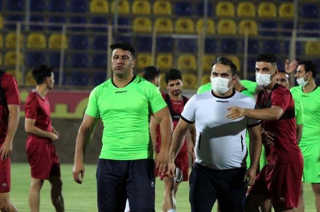 گزارش تصویری: جمی‌ها آماده مصاف با استقلال کرونا زده